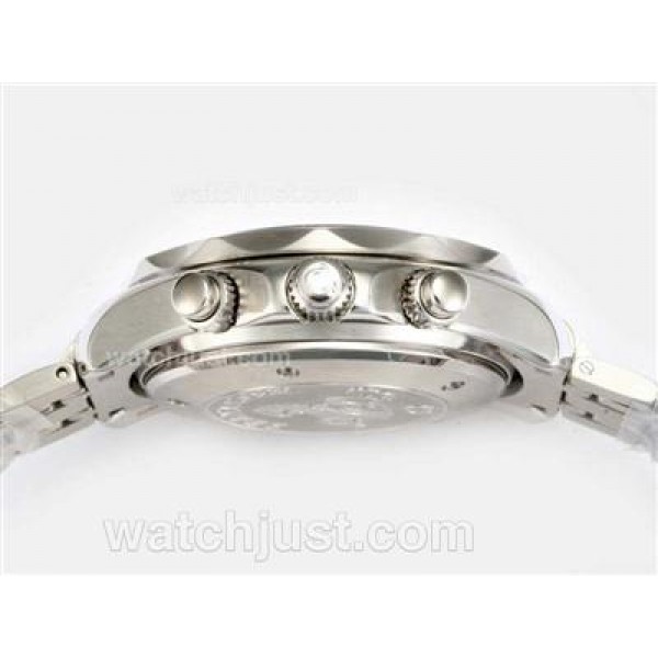 Best 1:1 Omega Seamaster Chronograph Replica Watches With Blue Dials For Men