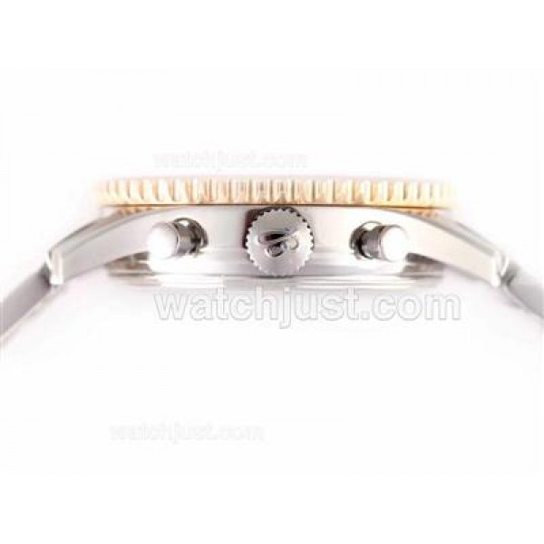 Breitling Navitimer Chronograph Swiss Valjoux 7750 Movement-Two Tone
