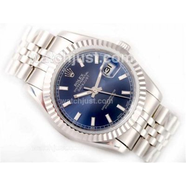 Best Quality Rolex Datejust Replica Watches With Blue Dials For Sale