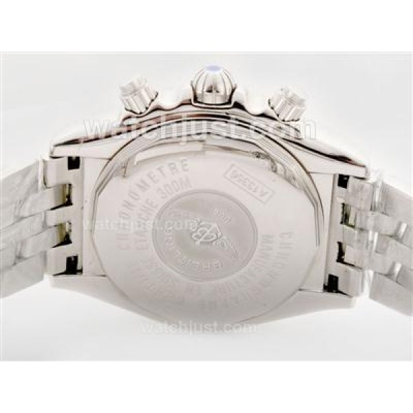 Breitling Chronomat Evolution V2 Swiss Valjoux 7750 Movement With Graphite Dial-Updated Version