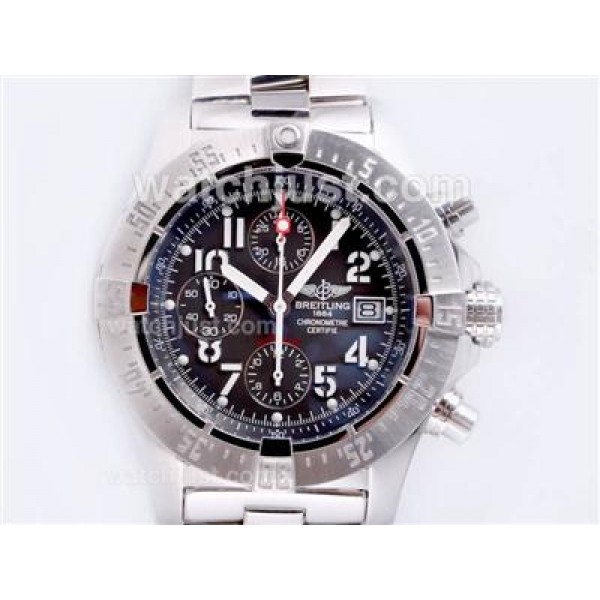 Breitling Skyland Avenger Chrono Swiss Valjoux 7750 Movement with Gray Dial-AR Coating