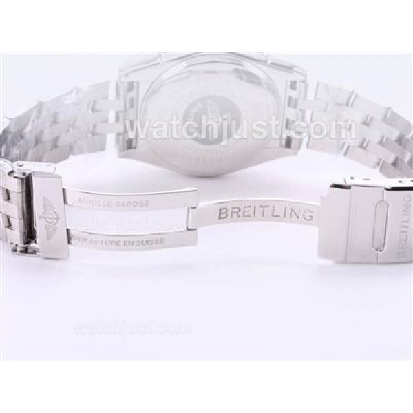 Breitling Chronomat Evolution Chronograph Swiss Valjoux 7750 Movement with Black Dial-AR Coating