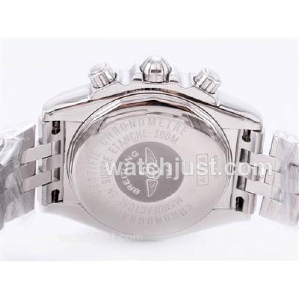 Breitling Chronomat Evolution Chronograph Swiss Valjoux 7750 Movement with Black Dial-AR Coating
