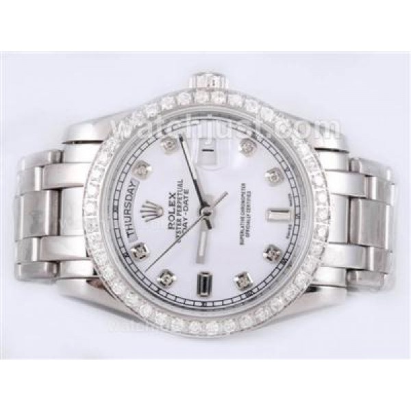 AAA Quality Rolex Day-Date Masterpiece Replica Watches With White Dials For Sale