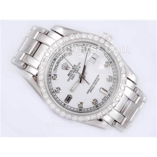 AAA Quality Rolex Day-Date Masterpiece Replica Watches With White Dials For Sale