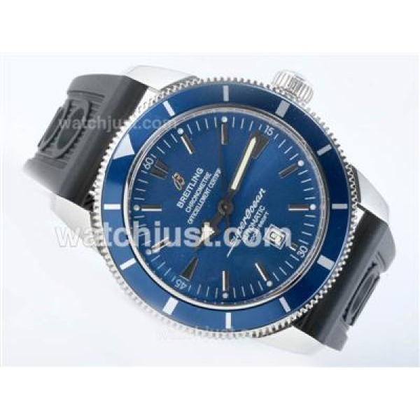 Breitling Super Ocean Heritage Swiss ETA 2824 Movement Blue Dial With Rubber Strap-ULTIMATE Version