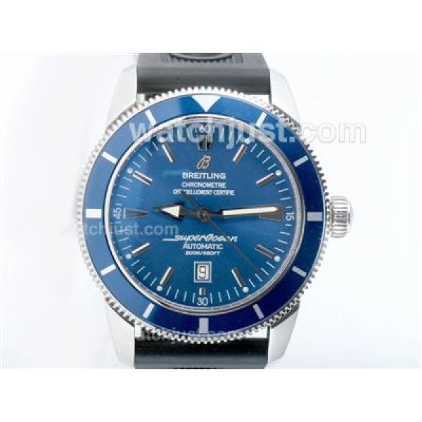 Breitling Super Ocean Heritage Swiss ETA 2824 Movement Blue Dial With Rubber Strap-ULTIMATE Version