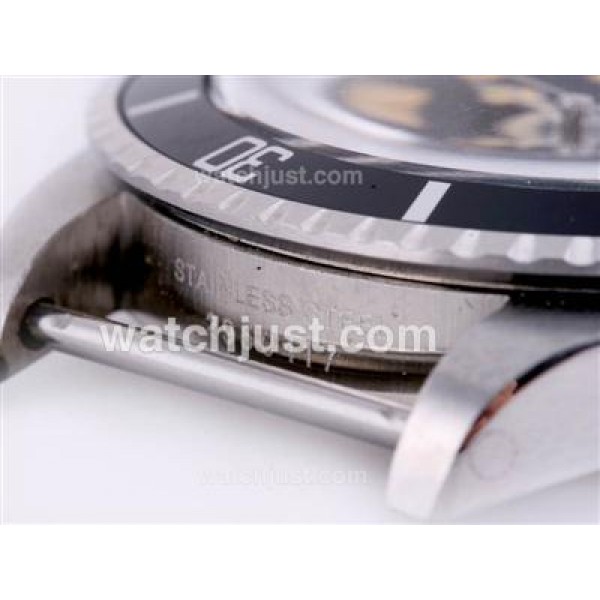 Rolex Submariner Cartier Automatic with Black Bezel and Dial Vintage Version-Nylon Strap