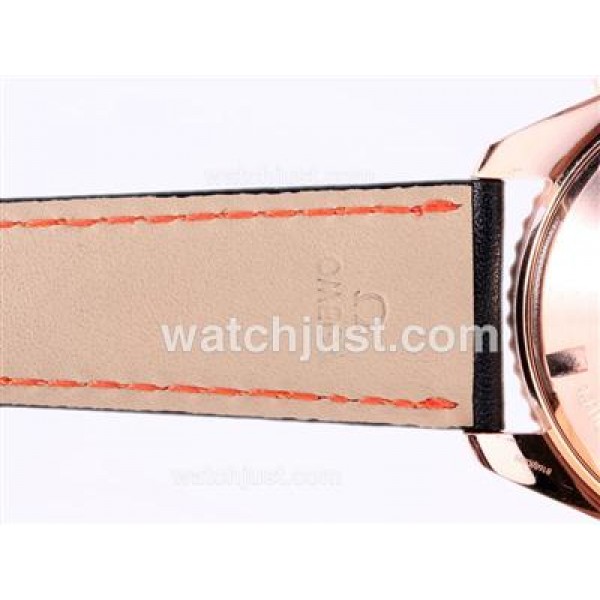 Omega Seamaster Planet Ocean Chronograph Swiss Valjoux 7750 Movement-18K Rose Gold Casing