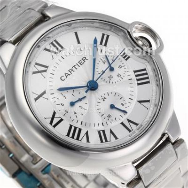 Cartier Ballon Bleu de Cartier Automatic with White Dial