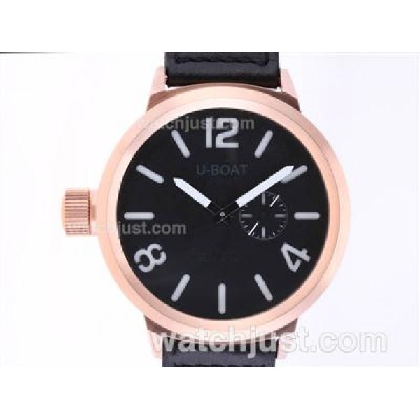 U-Boat Italo Fontana U-B497 Automatic Rose Gold Case With White Marking