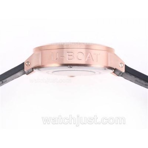 U-Boat Italo Fontana U-B497 Automatic Rose Gold Case With White Marking