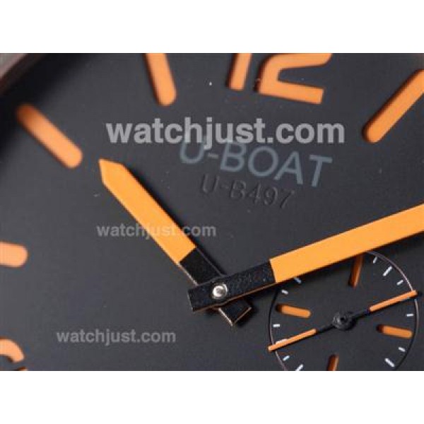 U-Boat Italo Fontana U-B497 Automatic Rose Gold Case With Orange Marking
