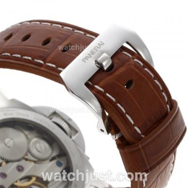 Panerai Luminor Marina PAM 111 Unitas 6497 Swan Neck Movement with Black Dial