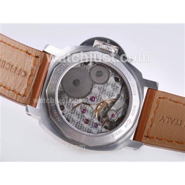 Panerai Luminor Marina Swiss ETA Unitas 6497 Movement with White Dial-AR Coating