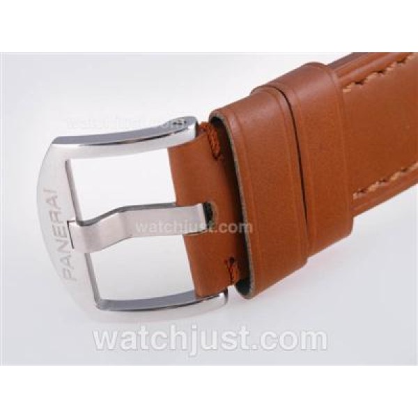 Panerai Luminor Marina Swiss ETA Unitas 6497 Movement with White Dial-AR Coating