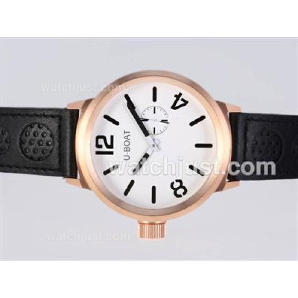 U-Boat Italo Fontana Automatic Rose Gold Case with White Dial