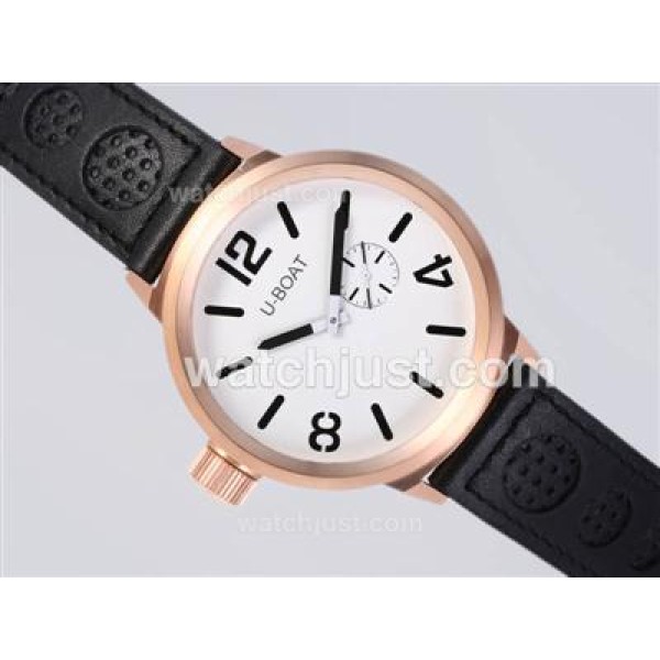 U-Boat Italo Fontana Automatic Rose Gold Case with White Dial