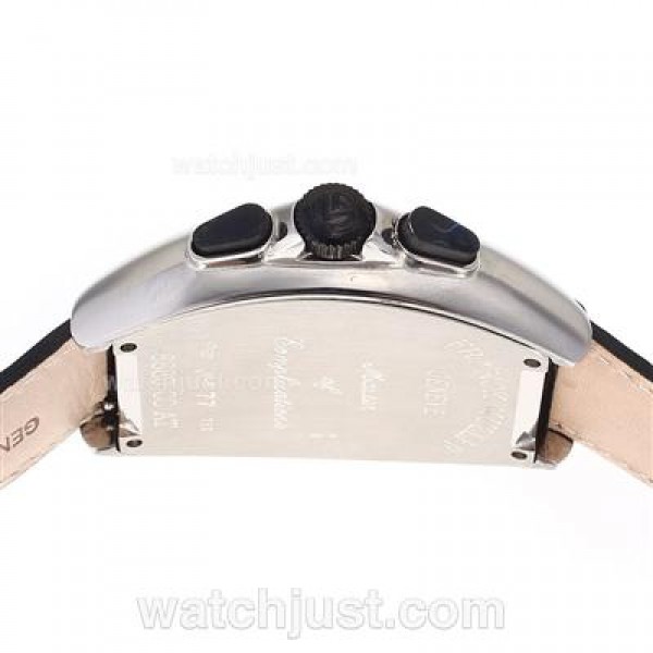 Franck Muller Casablanca Working Chrono with Black Dial-Same Structure As 7750 Version-High Quality