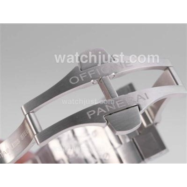 Panerai Luminor Marina Swiss Valjoux 7750 Movement with White Dial S/S