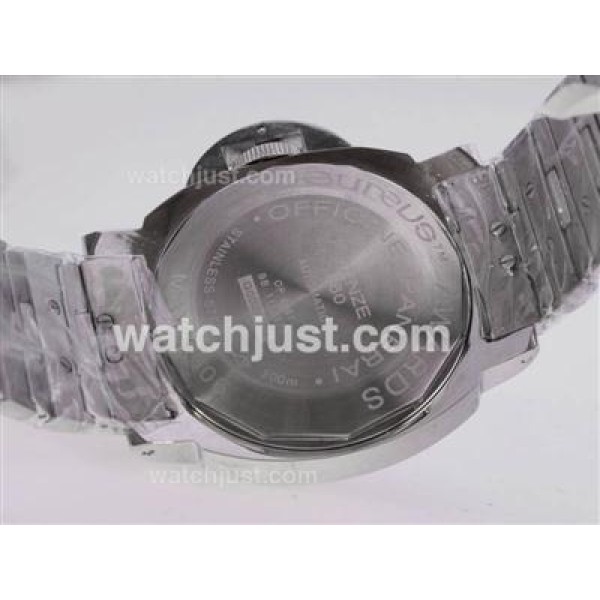 Panerai Luminor Marina Swiss Valjoux 7750 Movement with White Dial S/S