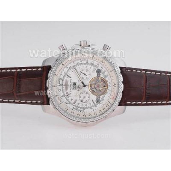 Breitling for Bentley Automatic Tourbillon with White Dial
