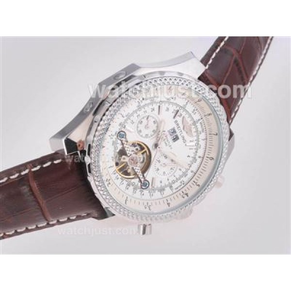 Breitling for Bentley Automatic Tourbillon with White Dial