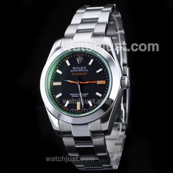 Best 1:1 Rolex Milgauss Fake Watches With Black Dials For Sale