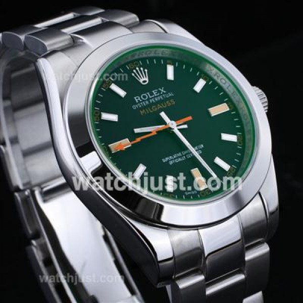 Best 1:1 Rolex Milgauss Fake Watches With Black Dials For Sale