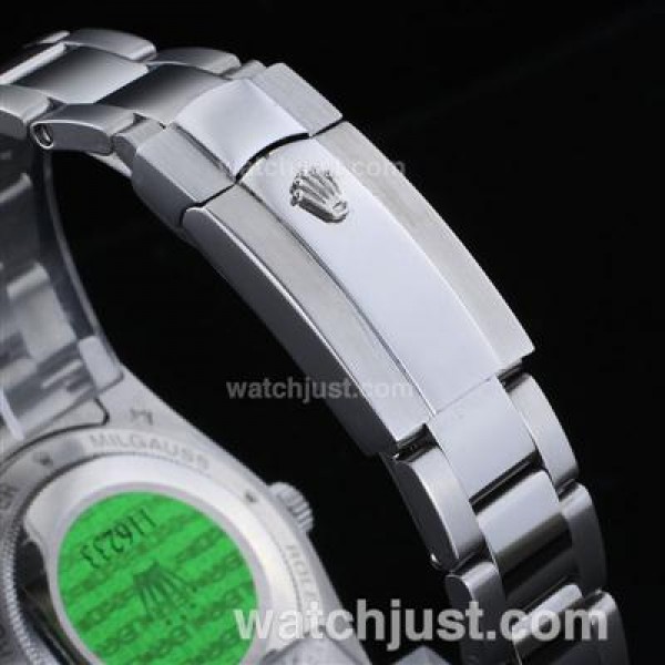 Best 1:1 Rolex Milgauss Fake Watches With Black Dials For Sale