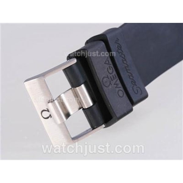 Omega Seamaster Planet Ocean with Orange Marking-Same Chassis As ETA Version-Rubber Strap