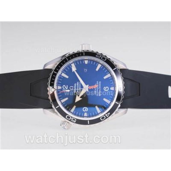 Omega Casino Royal 007 Planet Ocean With Black Bezel-Same Structure As ETA Version-High Quality