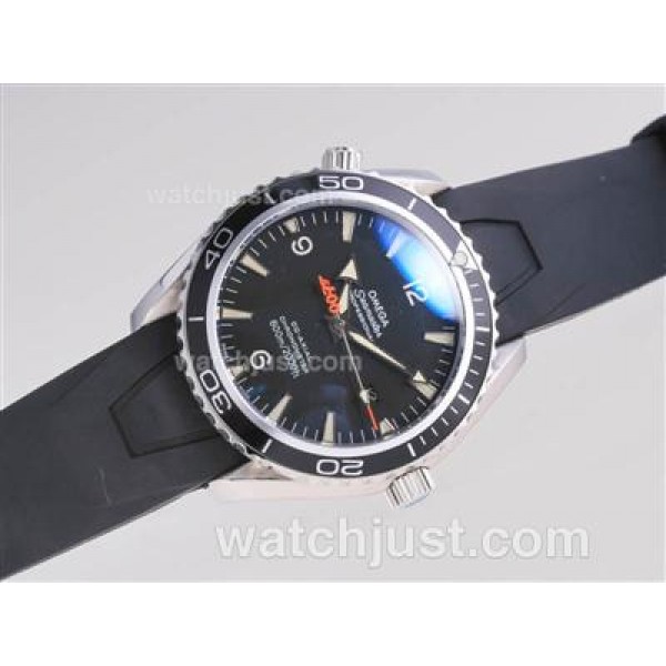 Omega Casino Royal 007 Planet Ocean With Black Bezel-Same Structure As ETA Version-High Quality