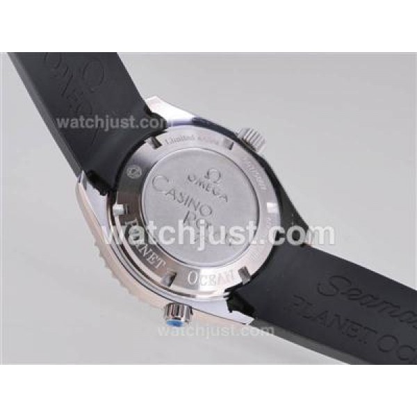 Omega Casino Royal 007 Planet Ocean With Black Bezel-Same Structure As ETA Version-High Quality