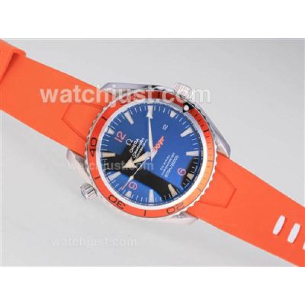 Omega Casino Royal 007 Planet Ocean With Orange Bezel-Same Structure As ETA Version-High Quality