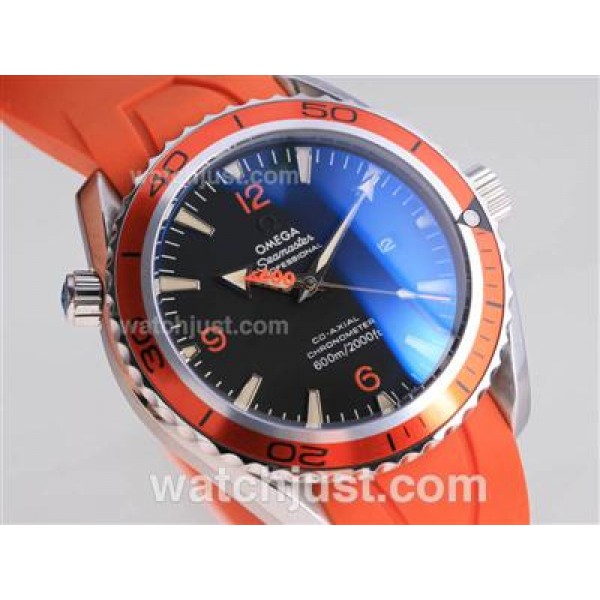 Omega Casino Royal 007 Planet Ocean With Orange Bezel-Same Structure As ETA Version-High Quality