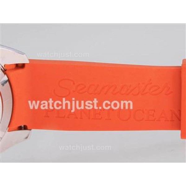 Omega Casino Royal 007 Planet Ocean With Orange Bezel-Same Structure As ETA Version-High Quality