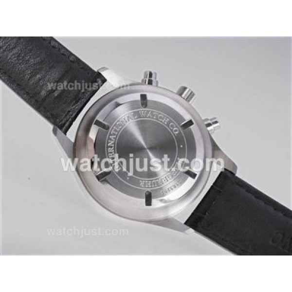 IWC Fliegeruhr Chronograph With Swiss Valjoux 7750 Movement-AR Coating
