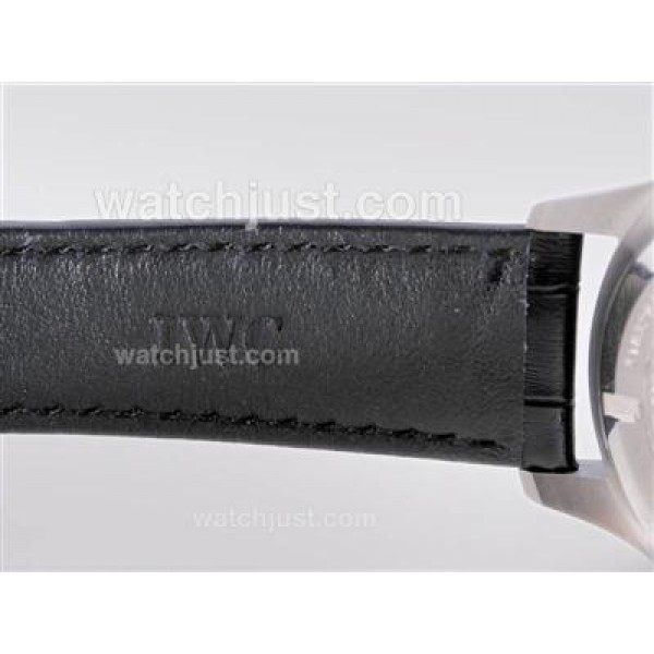 IWC Fliegeruhr Chronograph With Swiss Valjoux 7750 Movement-AR Coating