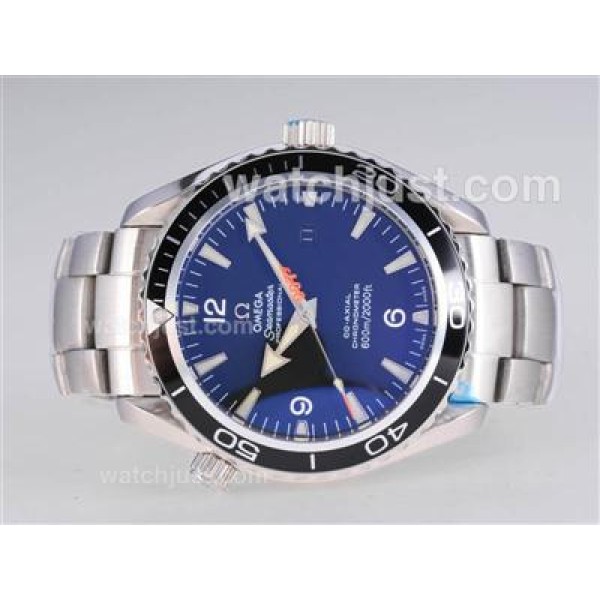 Omega Casino Royal 007 Planet Ocean With Black Bezel-Same Structure As ETA Version-High Quality