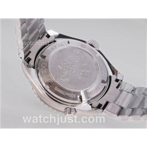 Omega Casino Royal 007 Planet Ocean With Black Bezel-Same Structure As ETA Version-High Quality