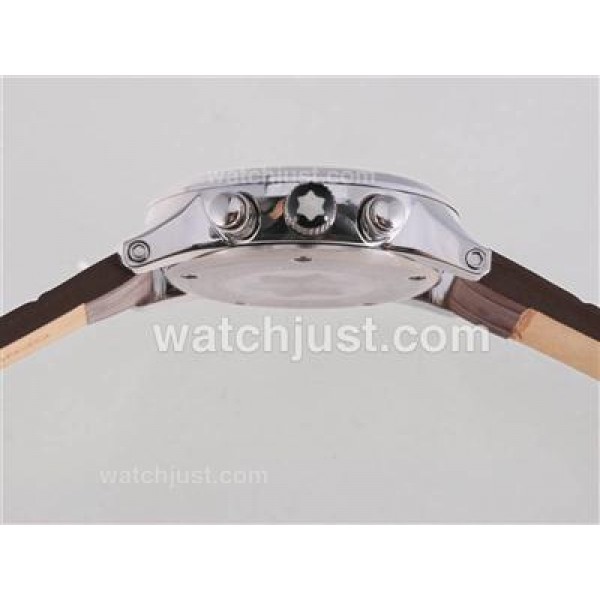 Montblanc Time Walker Working Chrono with Rose Gold Marking-Same Structure As 7750-High Quality