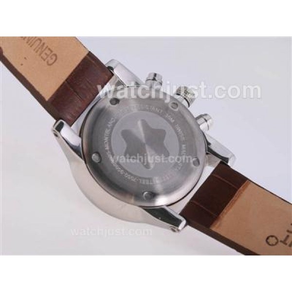 Montblanc Time Walker Working Chrono with Rose Gold Marking-Same Structure As 7750-High Quality
