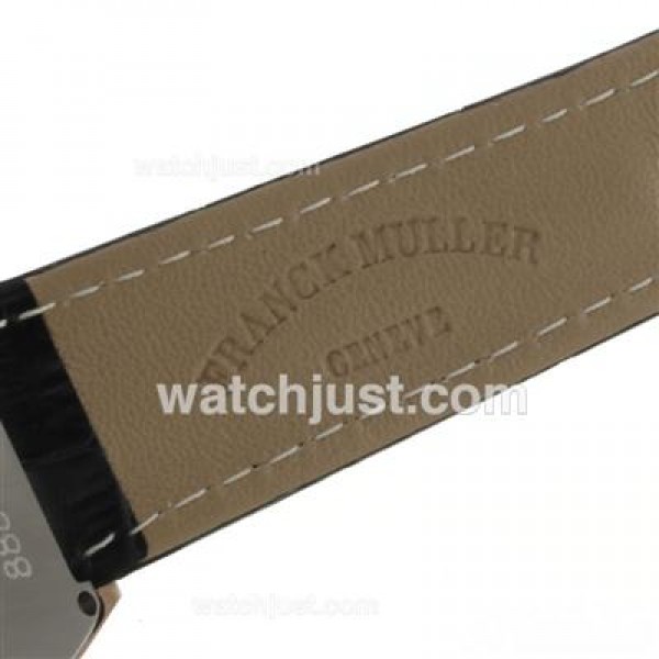 Franck Muller Casablanca Automatic Rose Gold Case with Black Dial-Jumbo Version