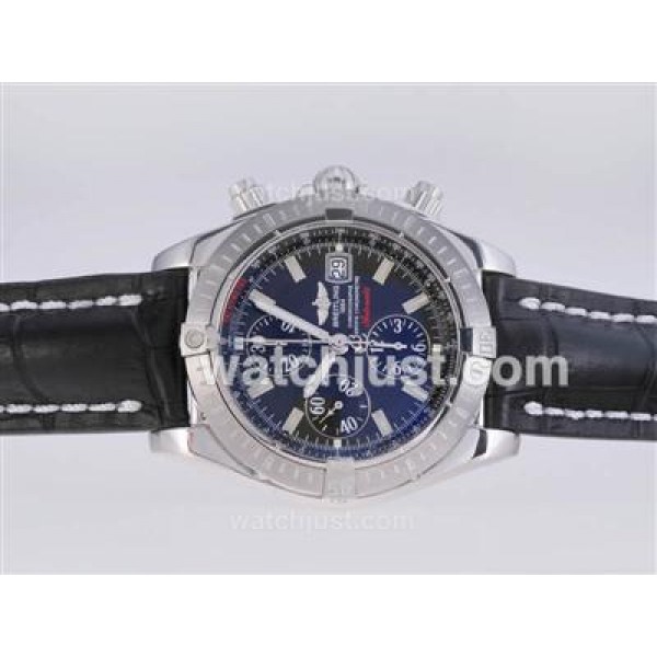 Breitling Chronomat Evolution V2 Swiss Valjoux 7750 Movement With Graphite Dial-Updated Version
