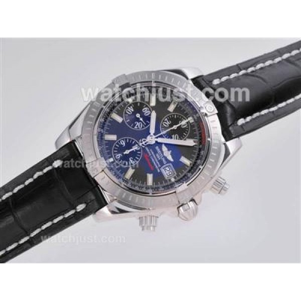 Breitling Chronomat Evolution V2 Swiss Valjoux 7750 Movement With Graphite Dial-Updated Version