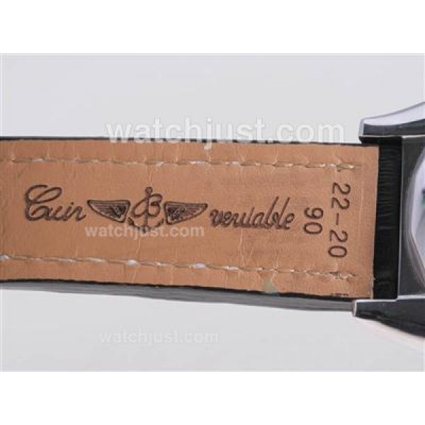 Breitling Chronomat Evolution V2 Swiss Valjoux 7750 Movement With Graphite Dial-Updated Version