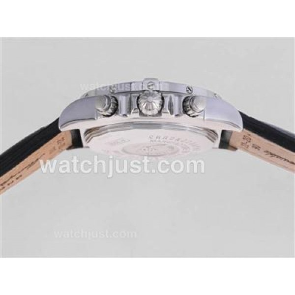 Breitling Chronomat Evolution V2 Swiss Valjoux 7750 Movement With Graphite Dial-Updated Version