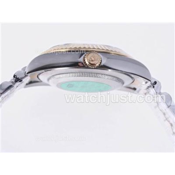 High Quality Rolex Day-Date II Fake Watches With Black Dials Online