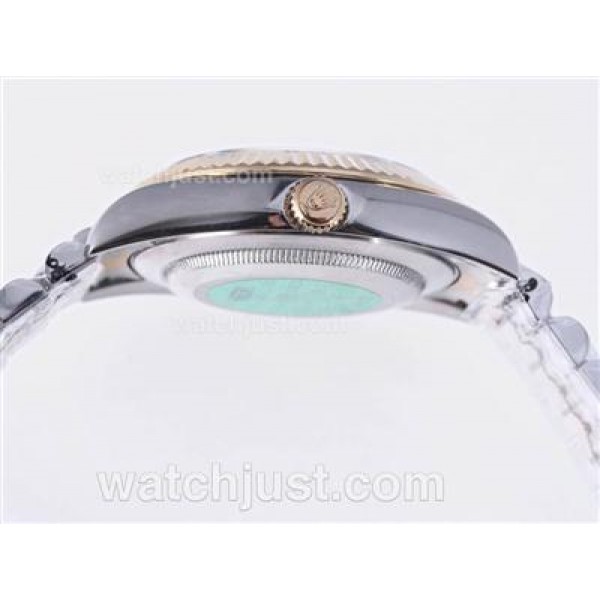 Best Quality 41 MM Rolex Day-Date II Replica Watches With Black Dials For Men